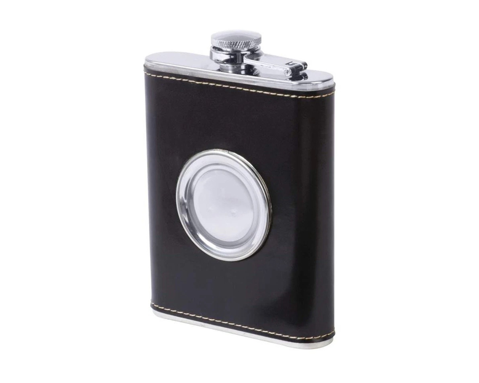 Stainless Steel Flask with Built-In Cup - 2